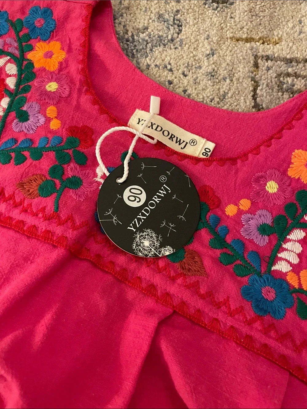 Mexican Toddler Girl Outfit 12-18M
